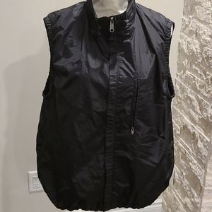 Club Monaco blk nylon/,polyester outdoor vest